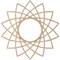 Ekena Millwork Eleanor Wood Fretwork Pierced Ceiling Medallion, Alder, 34"OD x 13 1/8"ID x 1/4"T CMWP34X34X0250EAAL - alternate 3